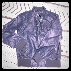 Faux Leather Members Only Jacket
